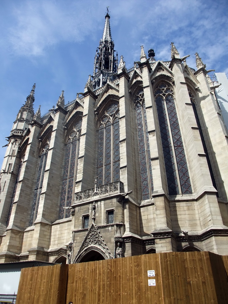 South side of the Sainte-Chapelle chapel