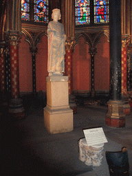 Statue of Saint Louis in the Lower Chapel of the Sainte-Chapelle chapel