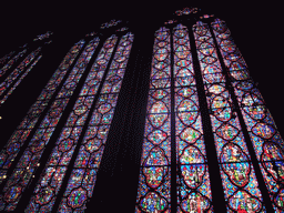 Stained glass windows in the Upper Chapel of the Sainte-Chapelle chapel