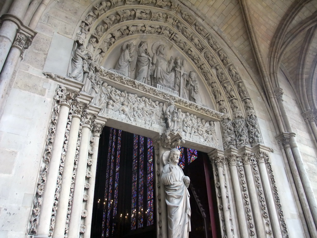 Entrance to the Upper Chapel of the Sainte-Chapelle chapel