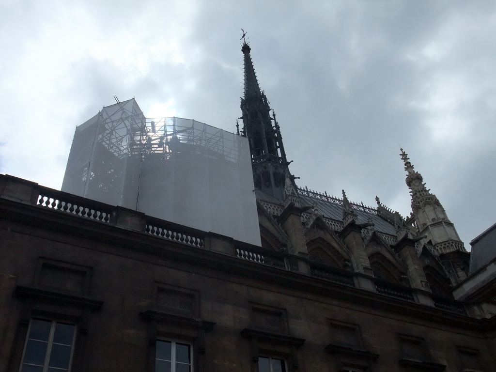 North side of the Sainte-Chapelle chapel