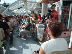 Miaomiao at the Seine ferry