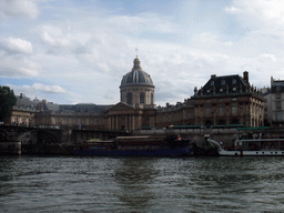 The Institut de France in the Collège des Quatre Nations, viewed from the Seine ferry