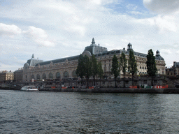 The Musée d`Orsay, viewed from the Seine ferry