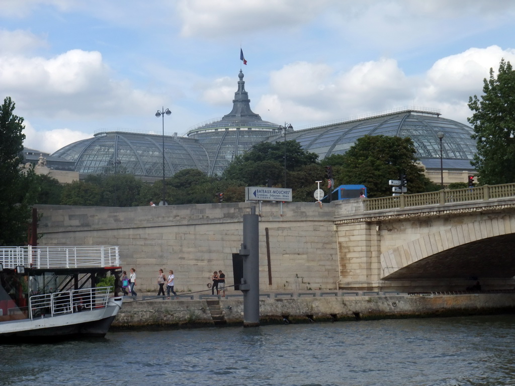 The Grand Palais, viewed from the Seine ferry