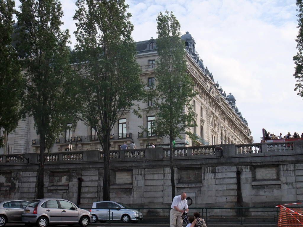 The Musée d`Orsay, viewed from the Seine ferry