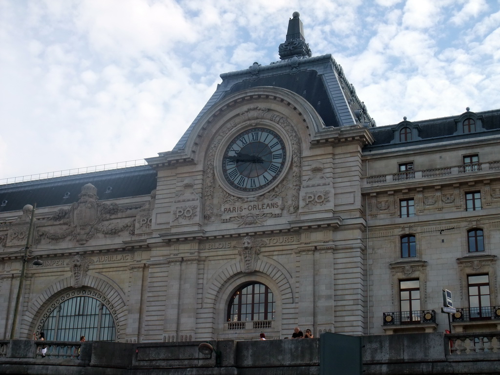 The Musée d`Orsay, viewed from the Seine ferry