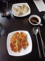 Dinner in the Korean restaurant `Koredam` in the Quai de Montebello street