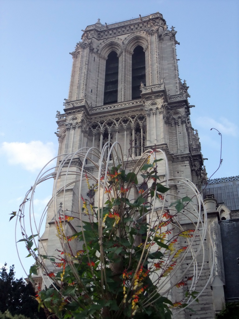 South tower of the Cathedral Notre Dame de Paris