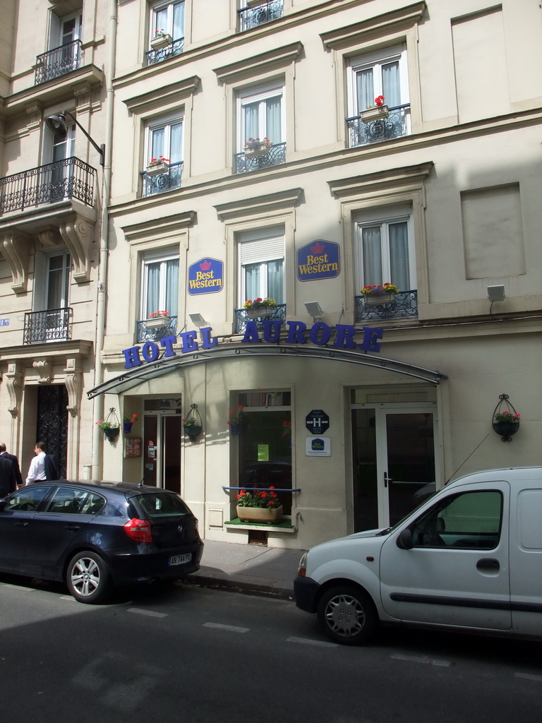 Front of the Best Western Aurore Hotel