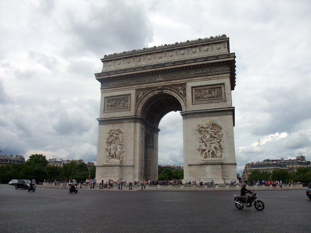 The Arc de Triomphe