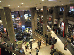 Inside the Virgin Megastore at the Avenue des Champs-Élysées