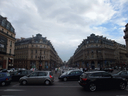 The Place de l`Opéra square and the Avenue de l`Opéra street