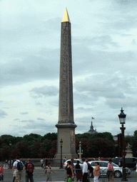 The Obelisk of Luxor at the Place de la Concorde square