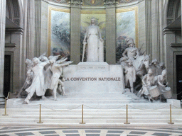 Sculpture `La Convention Nationale` by Francois Léon Sicard in the Panthéon