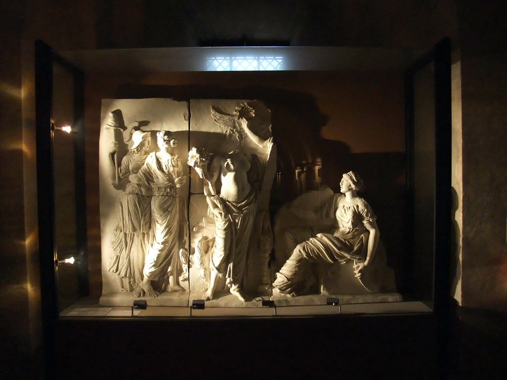 Sculpture in the crypt of the Panthéon