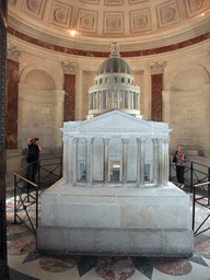 Scale model of the Panthéon, in the Panthéon