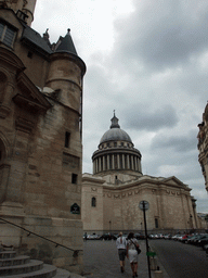 The north side of the Panthéon and the Église Saint-Étienne-du-Mont church