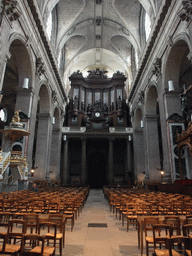 Nave, Pulpit and Organ of the Church of Saint-Sulpice