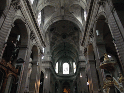 Transept, Pulpit and Apse of the Church of Saint-Sulpice
