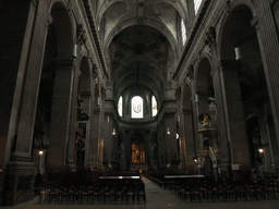 Nave, Pulpit, Altar and Apse of the Church of Saint-Sulpice
