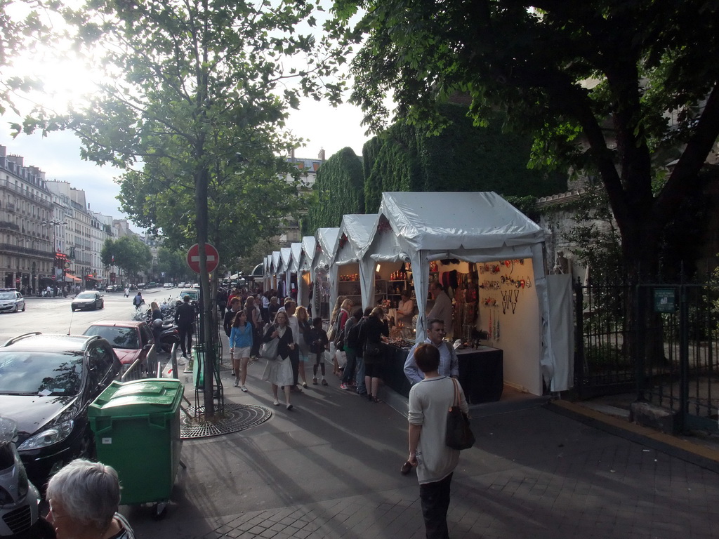 Market stalls in the Boulevard Saint-Germain
