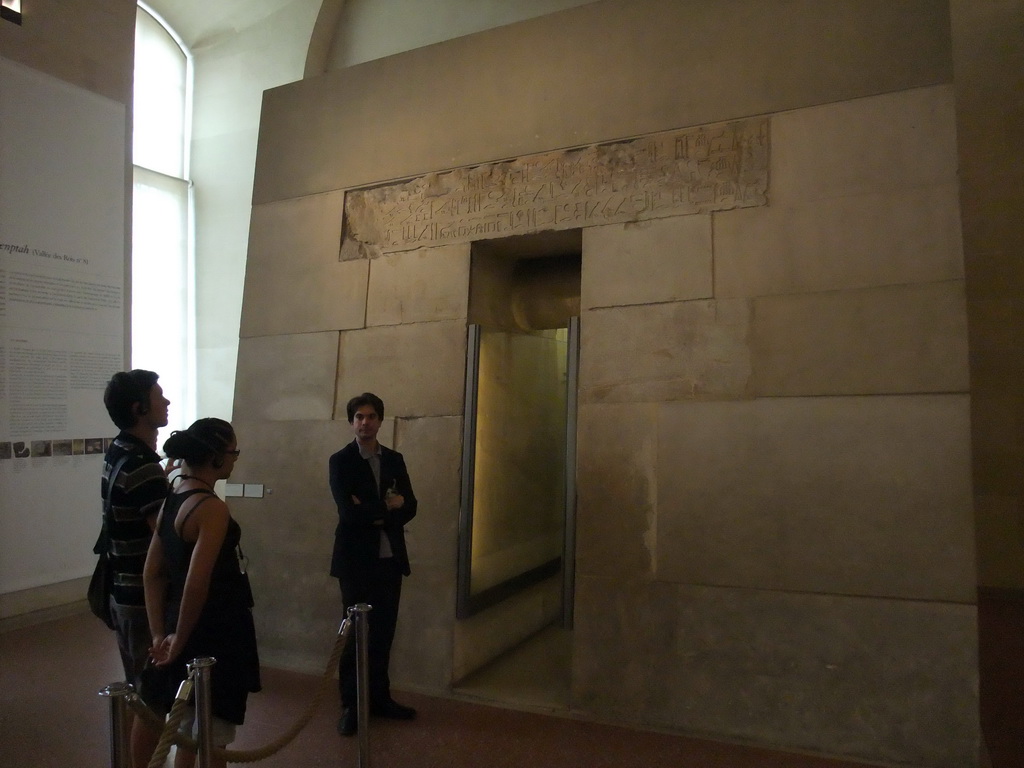The Chapel of the Tomb of Akhethotep, on the Ground Floor of the Sully Wing of the Louvre Museum