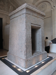 Naos housing a statue of Osiris, in Room 12 (Temple Room) of the Ground Floor of the Sully Wing of the Louvre Museum