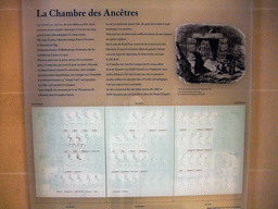 Explanation on the Chamber of Ancestors, on the Lower Ground Floor of the Sully Wing of the Louvre Museum