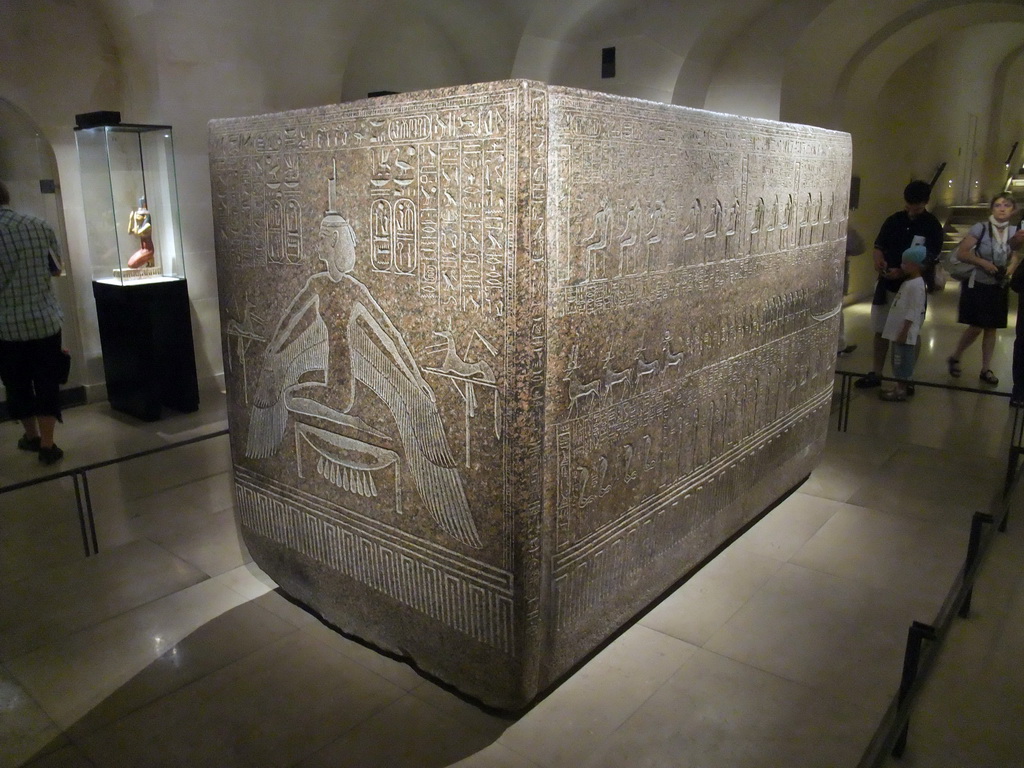 Sarcophagus of Ramesses III, on the Lower Ground Floor of the Sully Wing of the Louvre Museum