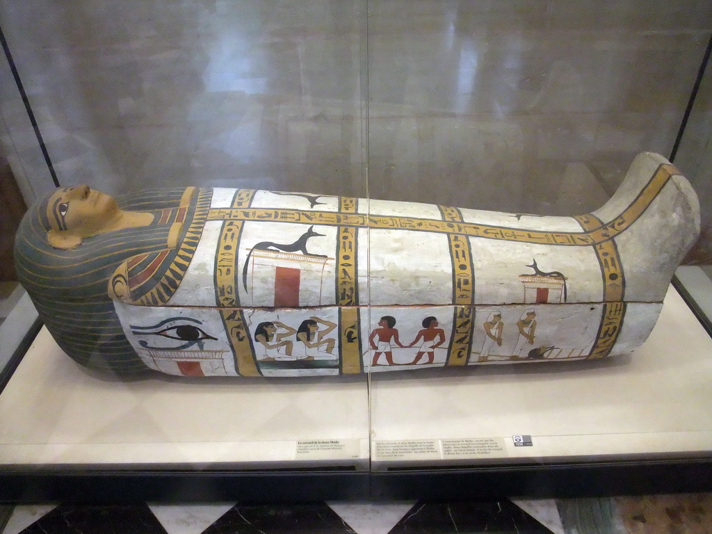 Sarcophagus of Madja, on the Lower Ground Floor of the Sully Wing of the Louvre Museum