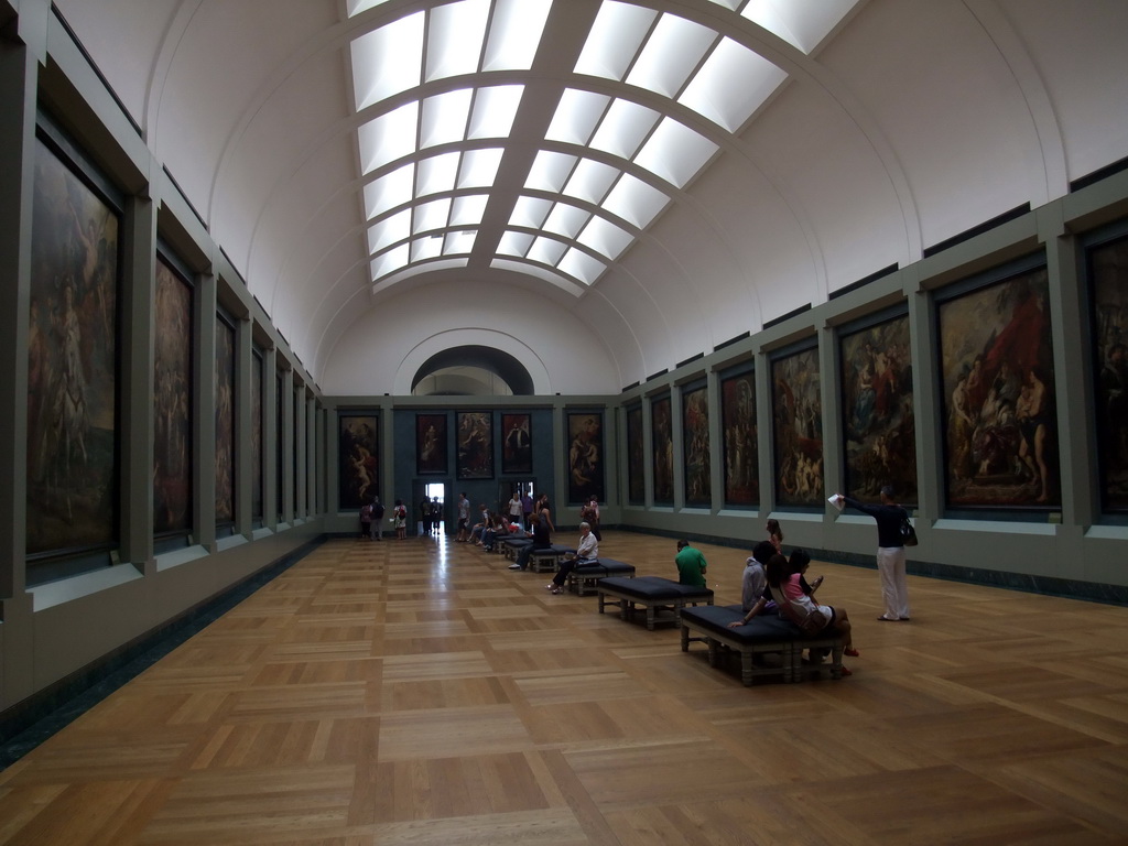 Paintings by Peter Paul Rubens, in the Galerie Médicis on the Second Floor of the Richelieu Wing of the Louvre Museum
