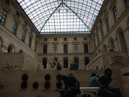 Hall with 18th-19th century French sculptures, on the Ground Floor of the Richelieu Wing of the Louvre Museum