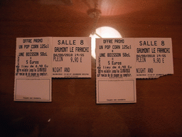 Tickets for the movie `Knight and Day` in Cinéma Gaumont Opéra (côté Français)