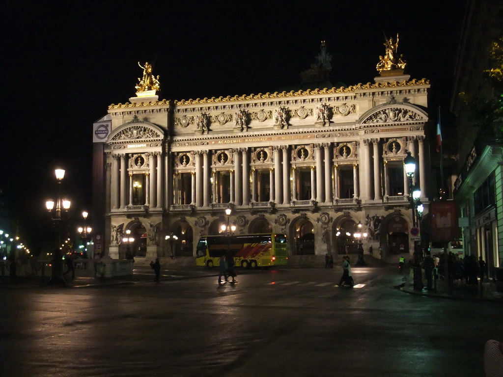 The Opéra Garnier, by night