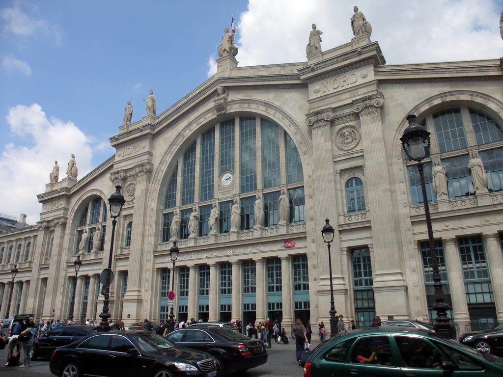 The Gare du Nord train station