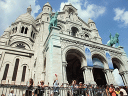 Front of the Basilique du Sacré-Coeur church