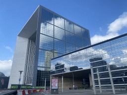 Northeast side of the Grande Arche de la Défense building at the Parvis de la Défense square