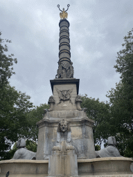 The Fontaine du Palmier fountain at the Place du Châtelet square