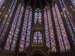 Apse and altar of the Upper Chapel of the Sainte-Chapelle chapel