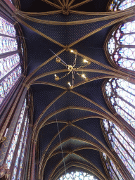 Ceiling of the nave of the Upper Chapel of the Sainte-Chapelle chapel