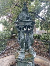 Fountain at the Rue du Mont-Cenis street