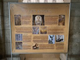 Information on the angel statues at the Basilique du Sacré-Coeur church at the ambulatory of the Basilique du Sacré-Coeur church