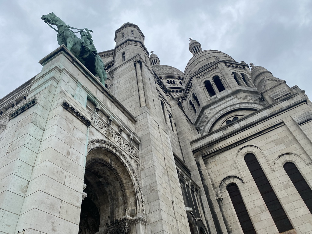 Southeast facade of the Basilique du Sacré-Coeur church