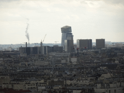 The Tours Duo skyscrapers, viewed from the viewing point at the Square Louise Michel