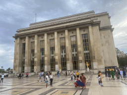 Front of the National Marine Museum at the Palais de Chaillot palace at the Place du Trocadéro et du 11 Novembre square