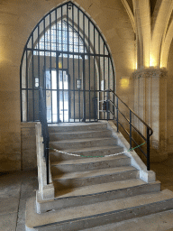 Gate from the Hall of the Guards at the Conciergerie building to the Palais de Justice de Paris courthouse