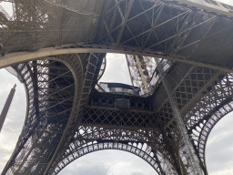The First Floor of the Eiffel Tower, viewed from below