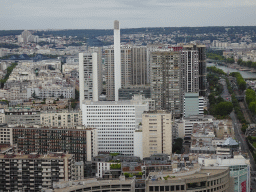 Buildings at the Grenelle neighbourhood and the Seine river, viewed from the Second Floor of the Eiffel Tower
