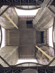 The First Floor and Second Floor of the Eiffel Tower, viewed from the Ground Floor